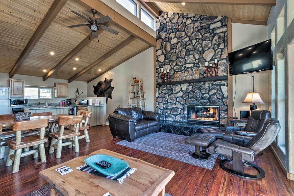 Living Room | Free WiFi | 3-Story Unit