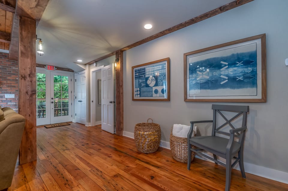 Hallway leading to Back Deck