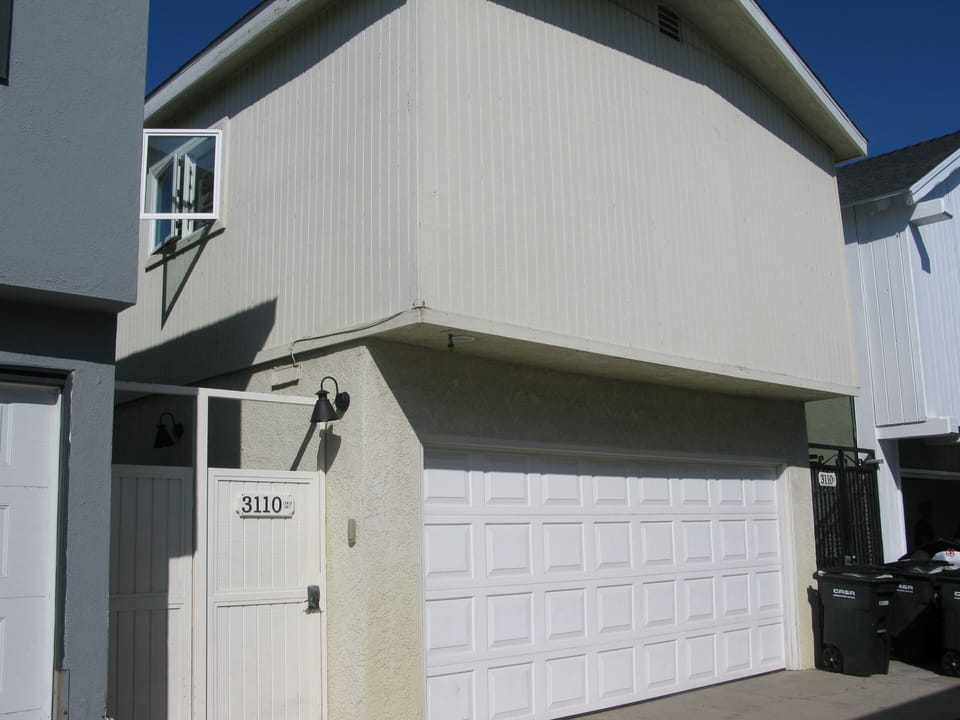 Rear of house