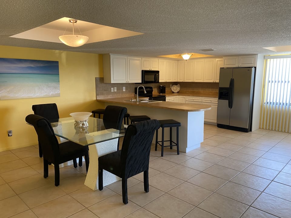 Kitchen is well stocked.  