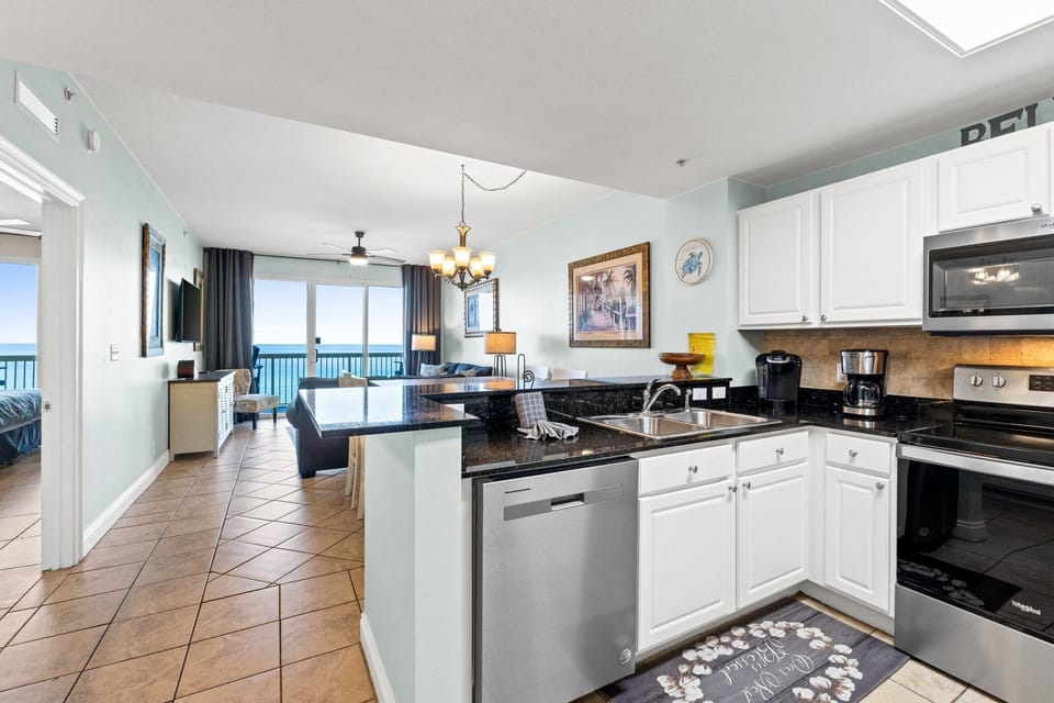 Kitchen/living room view