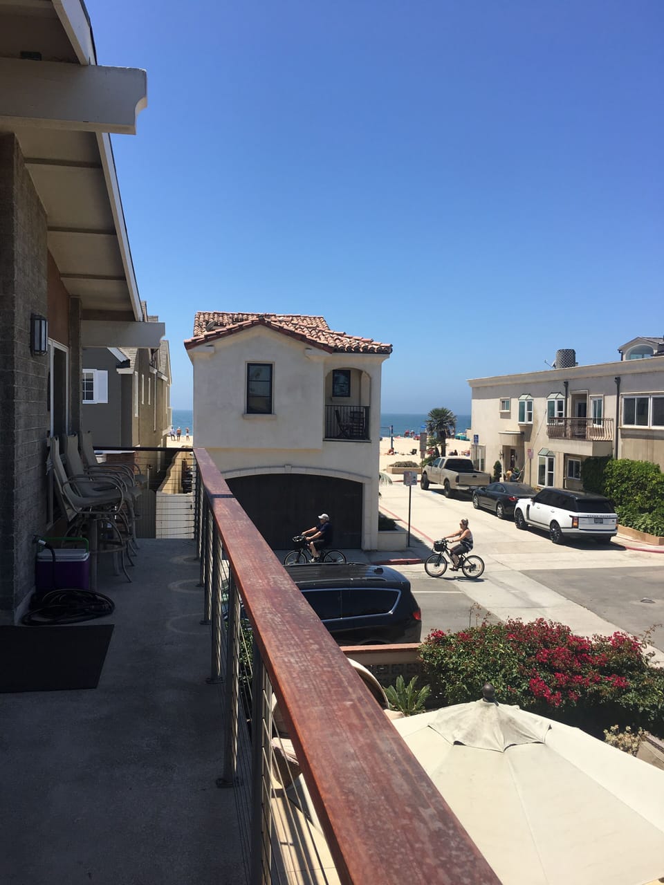 View from balcony