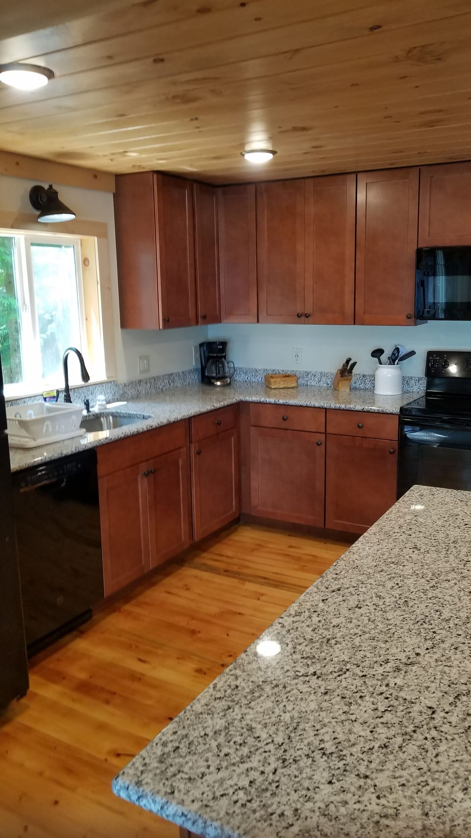 New kitchen with granite countertops 