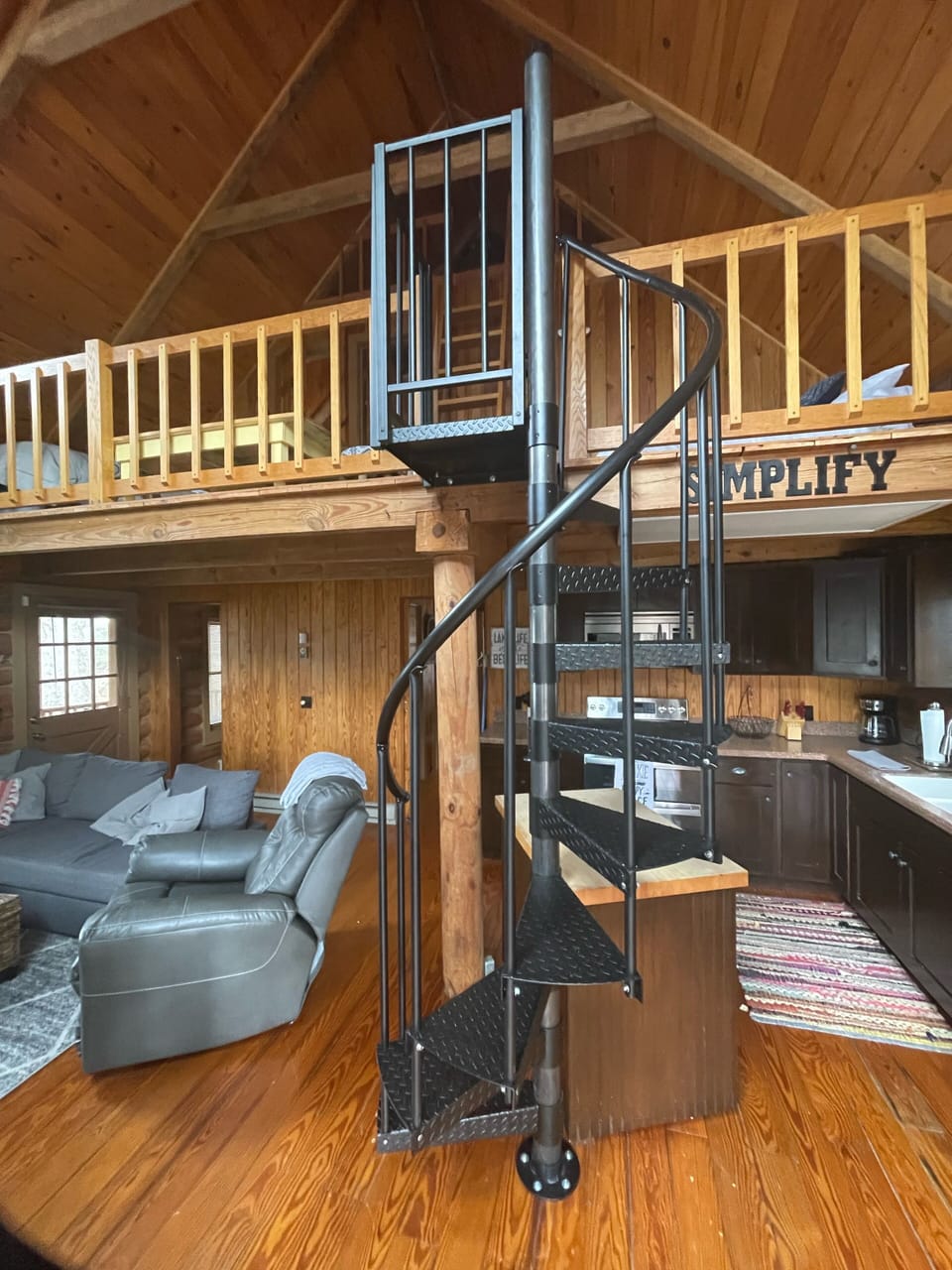 New spiral staircase 