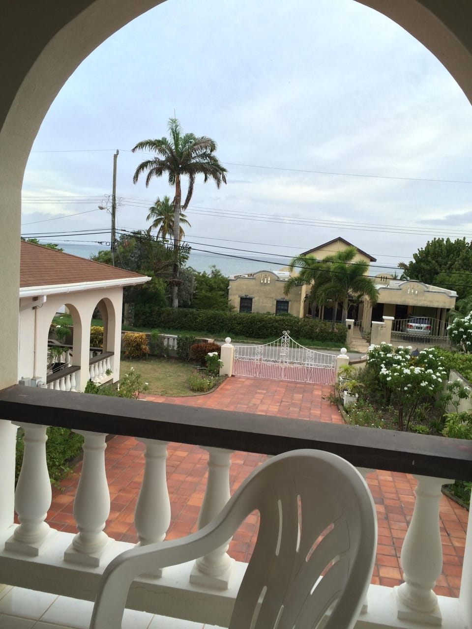 Upstairs Patio with Ocean View