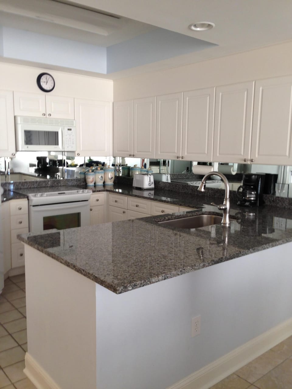 Kitchen with Granite Countertops