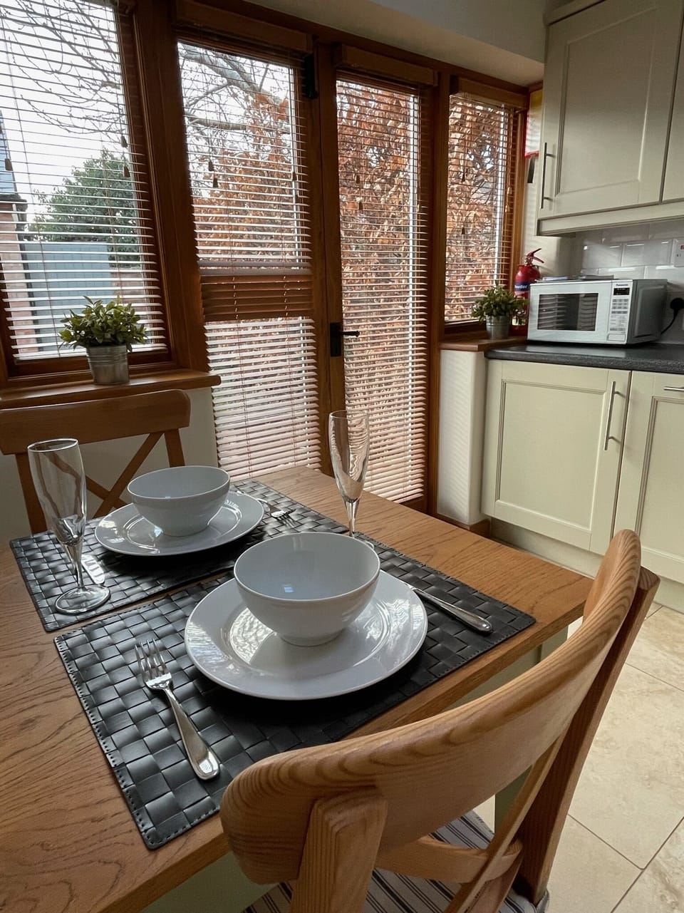 Kitchen French doors