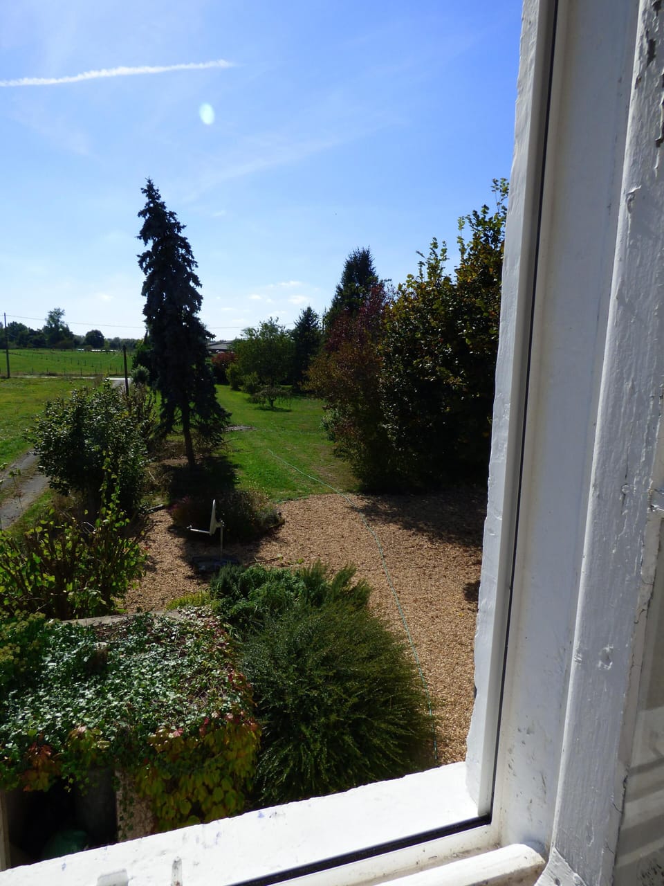 View of the front garden from the first floor