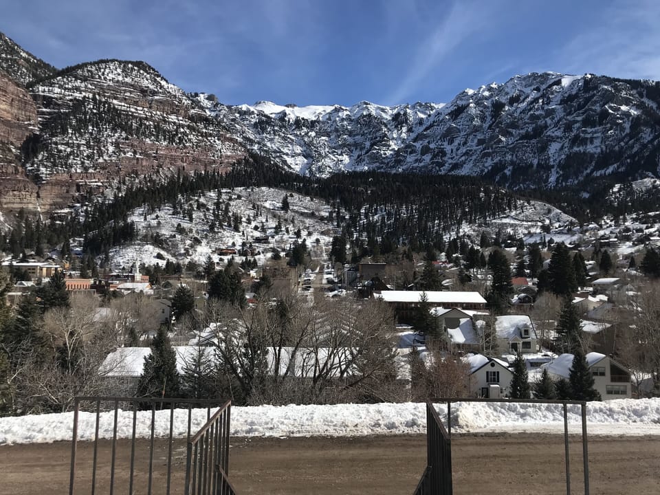 Winter view from front porch.