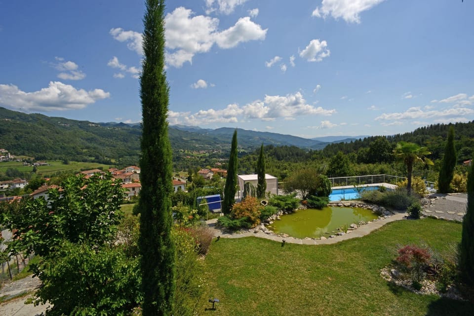 Beautiful landscaped garden