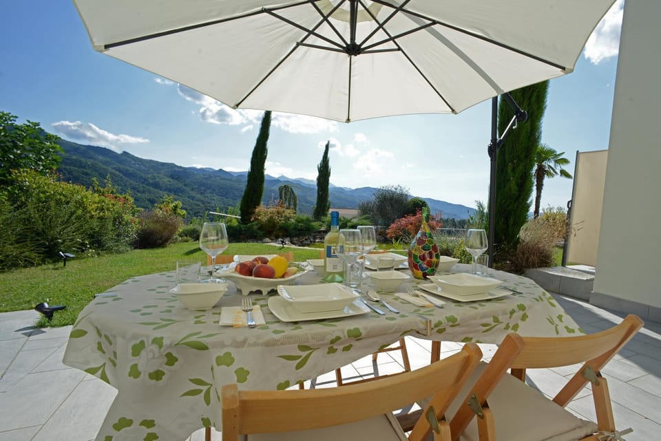 Dine al fresco and take it all in....