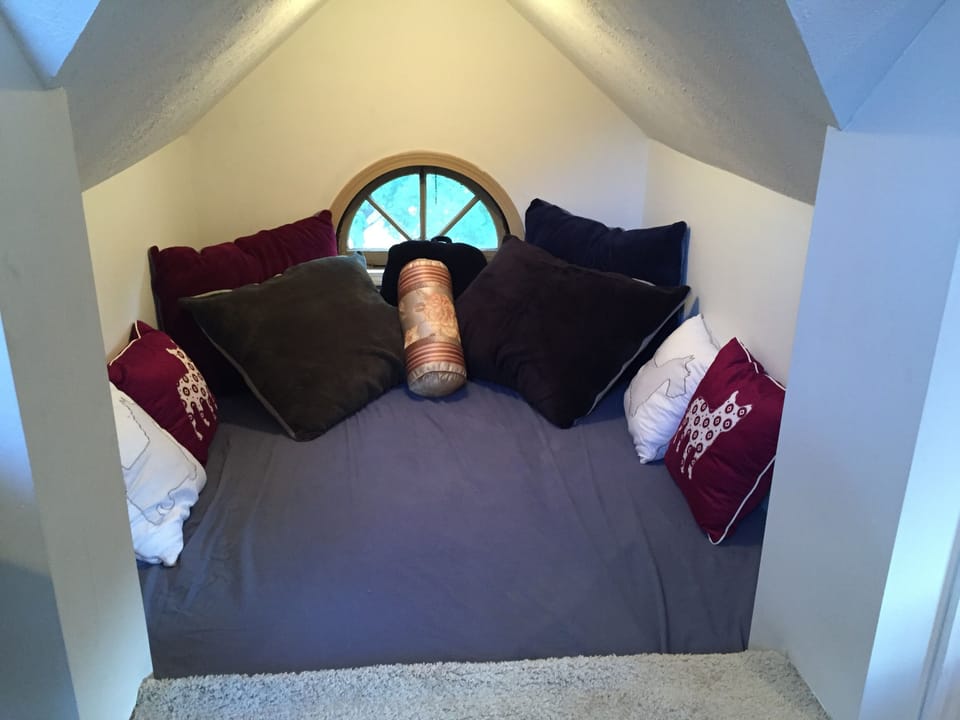 3rd Floor Reading/Sleeping Nook -  comfortable mattress covers entire space.