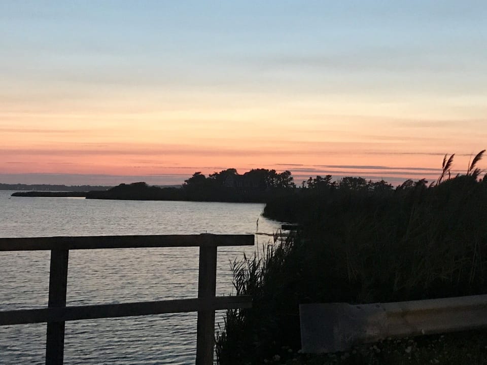 Mecox beach and pond 2.2 miles away.