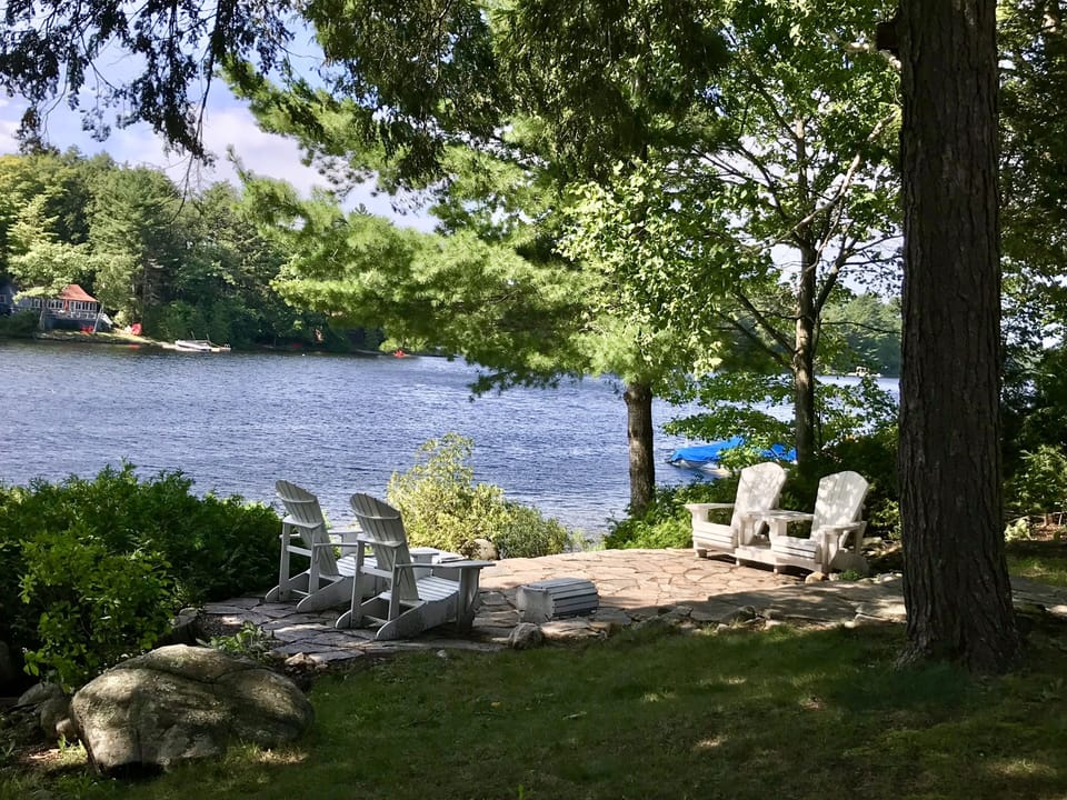 Shaded seating
