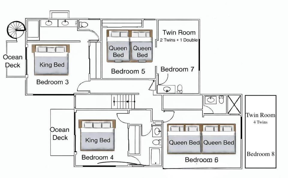 Layout of 3rd floor