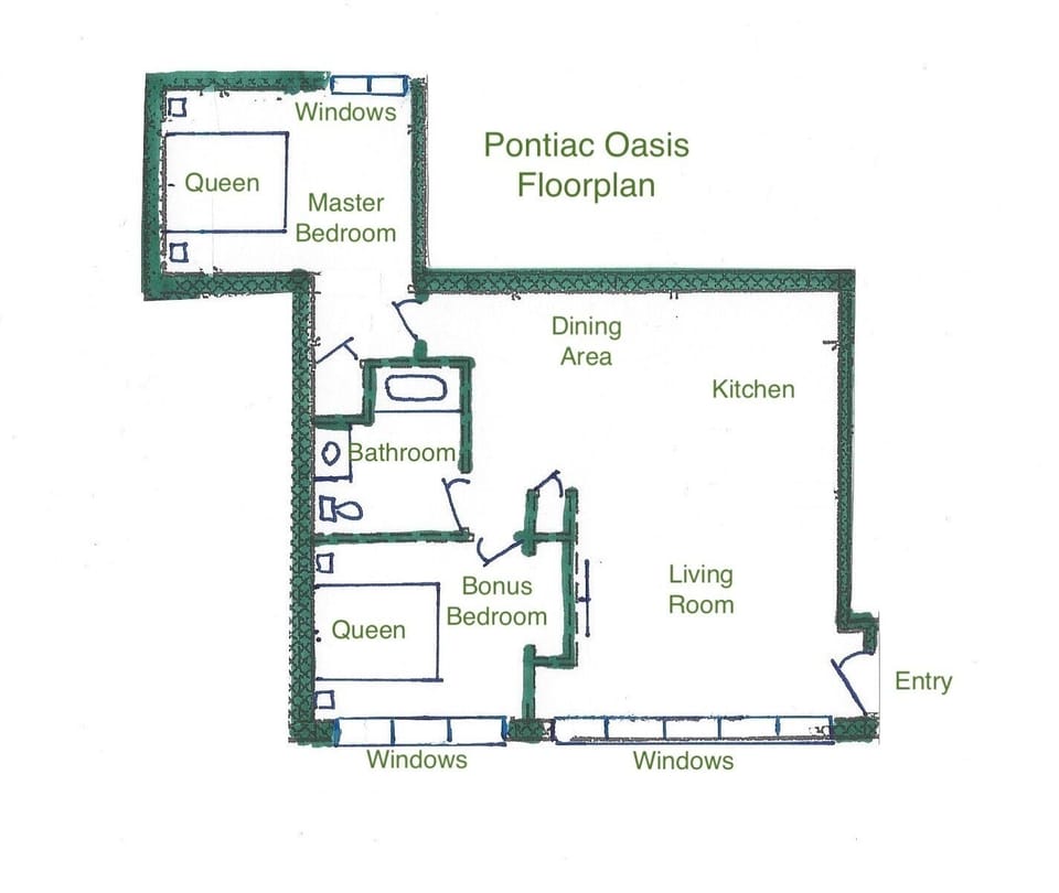 Pontiac Oasis floorplan 