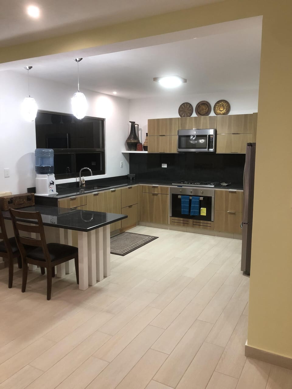 Large kitchen area.  More than one cook in the kitchen is not a problem!