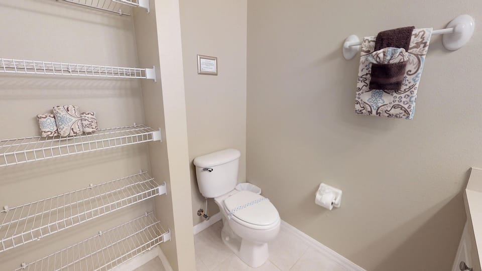 half bathroom downstairs