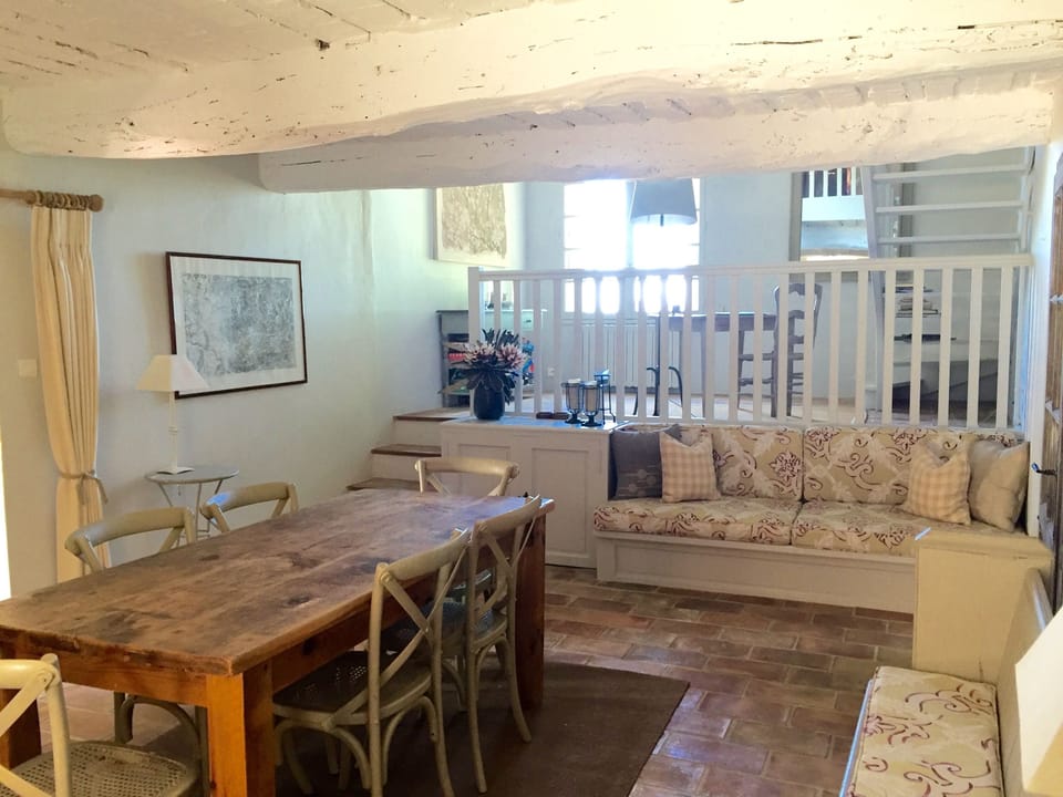 Interior dining room with a view to the upstairs lounge