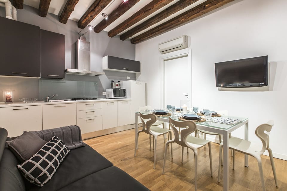 Spacious dining room