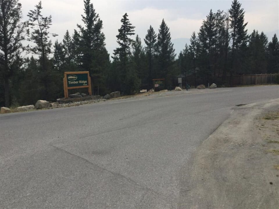 Entrance to Timber Ridge 3 Travelling South on Hi-Way 93

the House is a 3 Hour Drive from Calgary