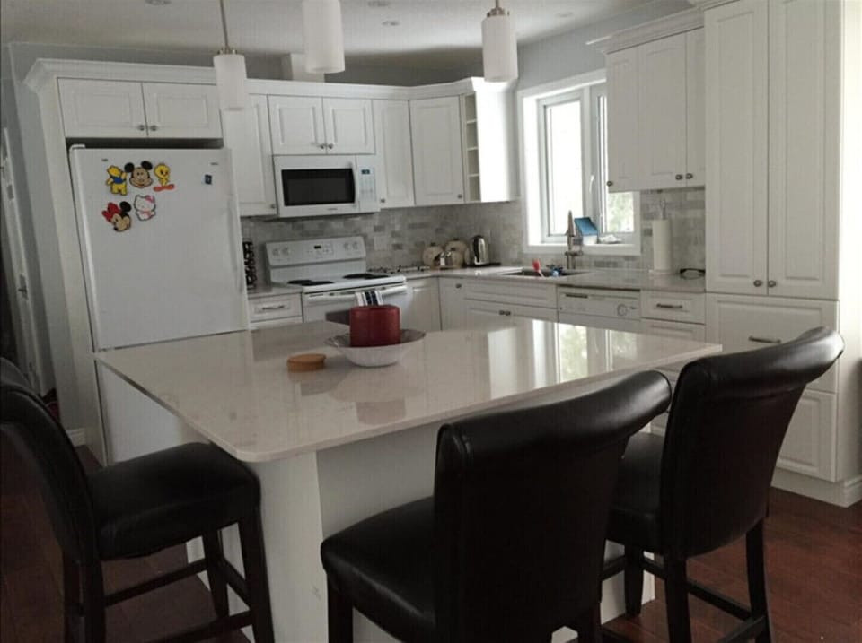 Kitchen and Kitchen Island