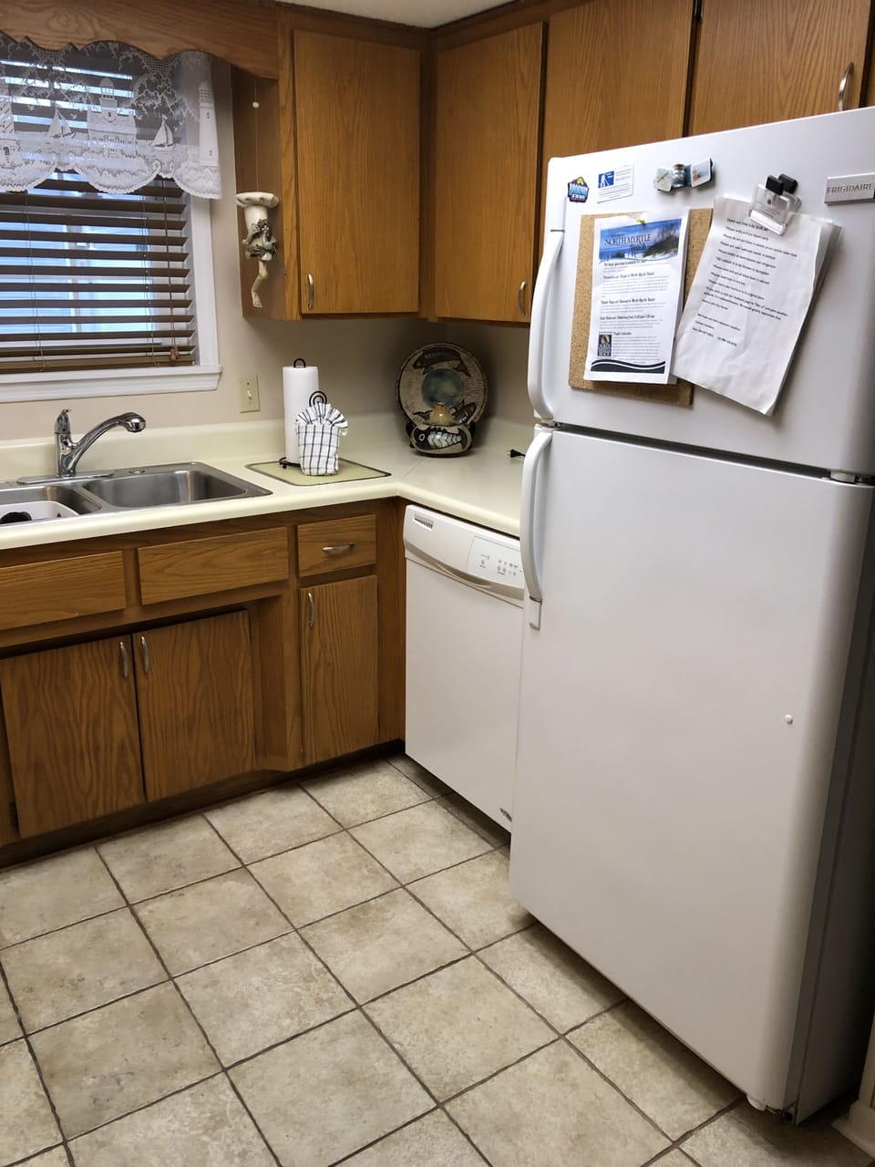 Kitchen with full size appliances