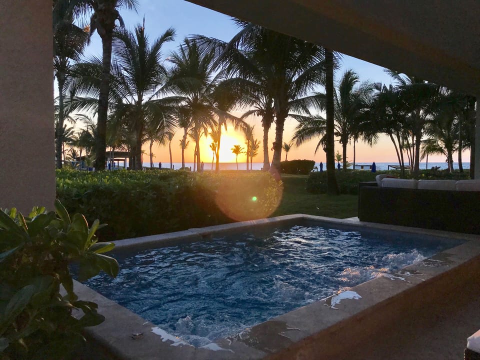Our Jacuzzi at Dawn