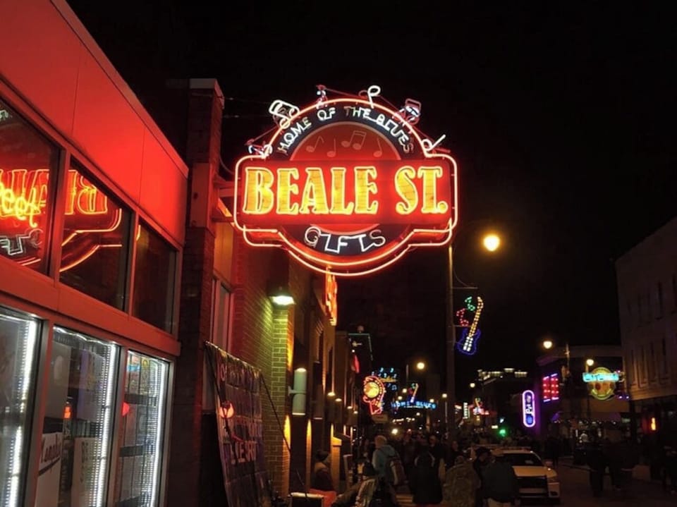Experience the vibrant energy of Beale Street, home to live music, historic bars, and unforgettable nightlife.