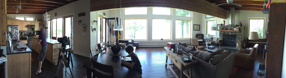 Click on photo for panoramic view of the open floor plan 