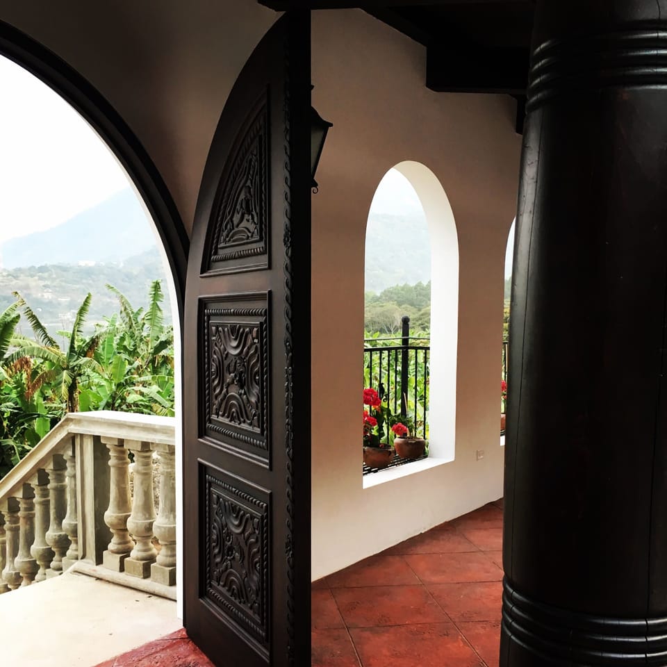 courtyard door