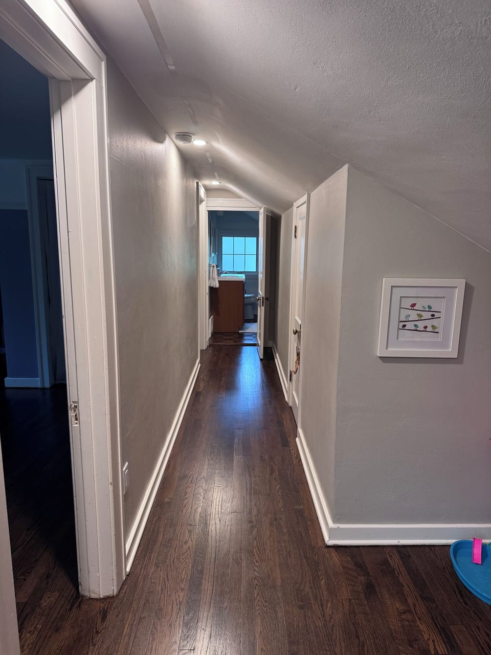 Upstairs Hall to third bath (tub only)