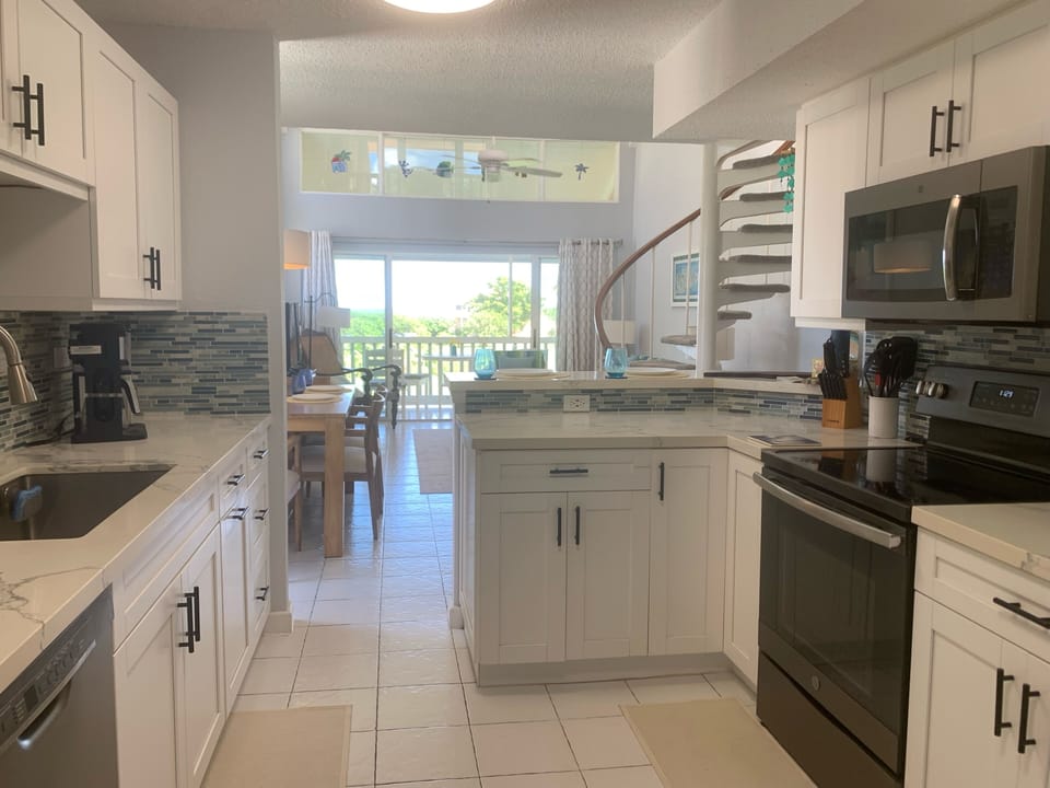 View from entryway into main floor of condo