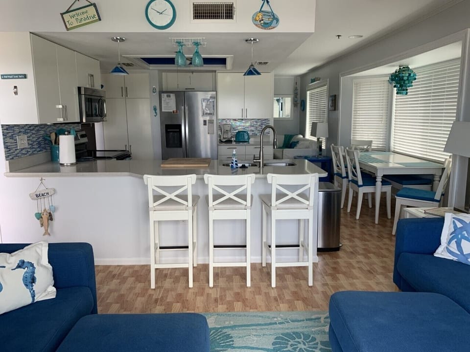 Kitchen inside the condo.