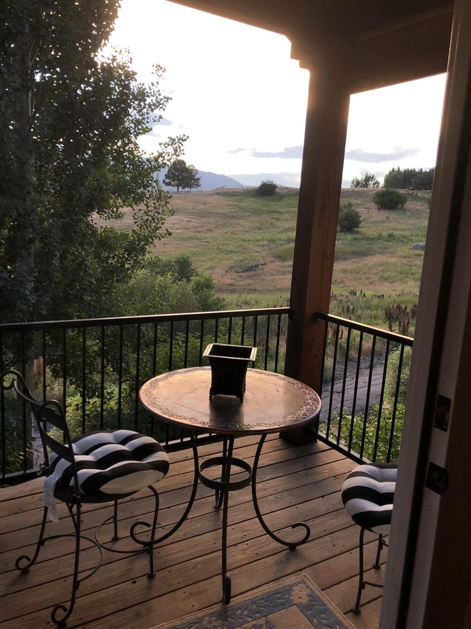 Deck of kitchen. 