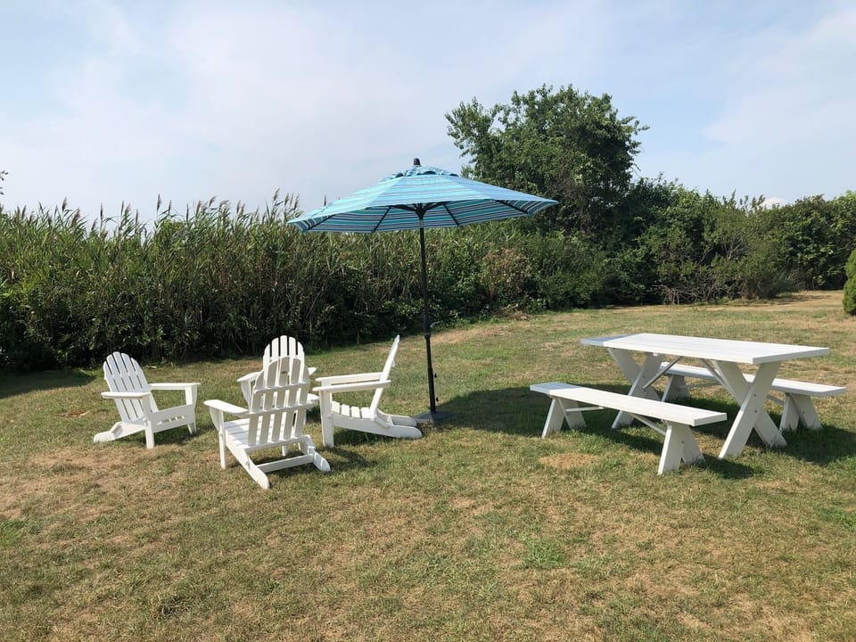 Enjoy ocean breezes and stargazing from back yard