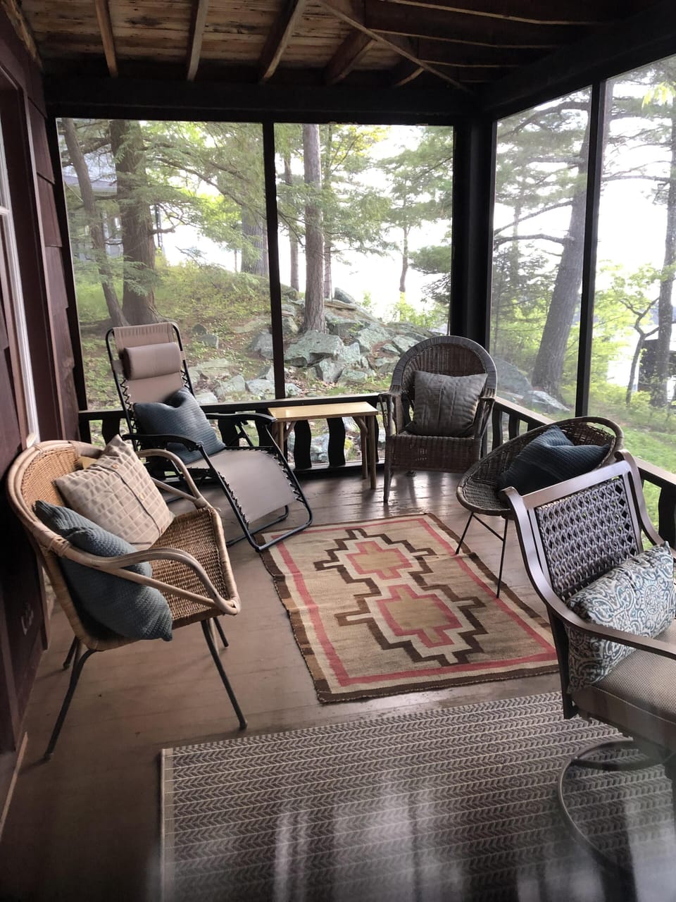 Porch view. Runs length of house.