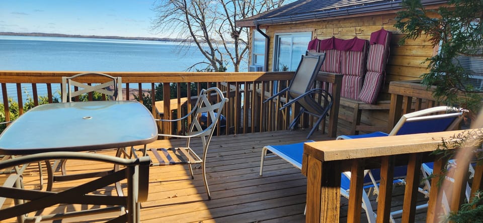deck view of the lake