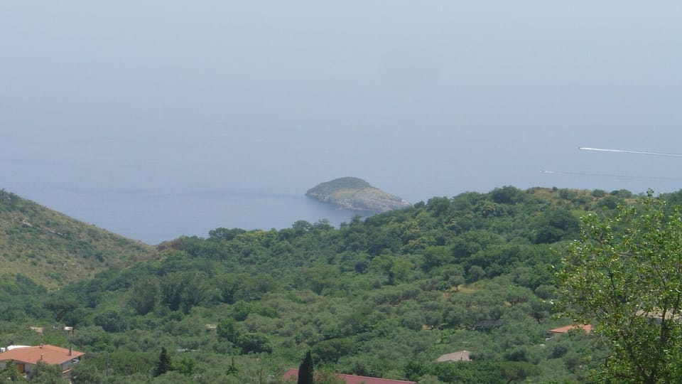 Ocean view from Villa Amolu located in Sant'Agata sui due Golfi close Sorrento