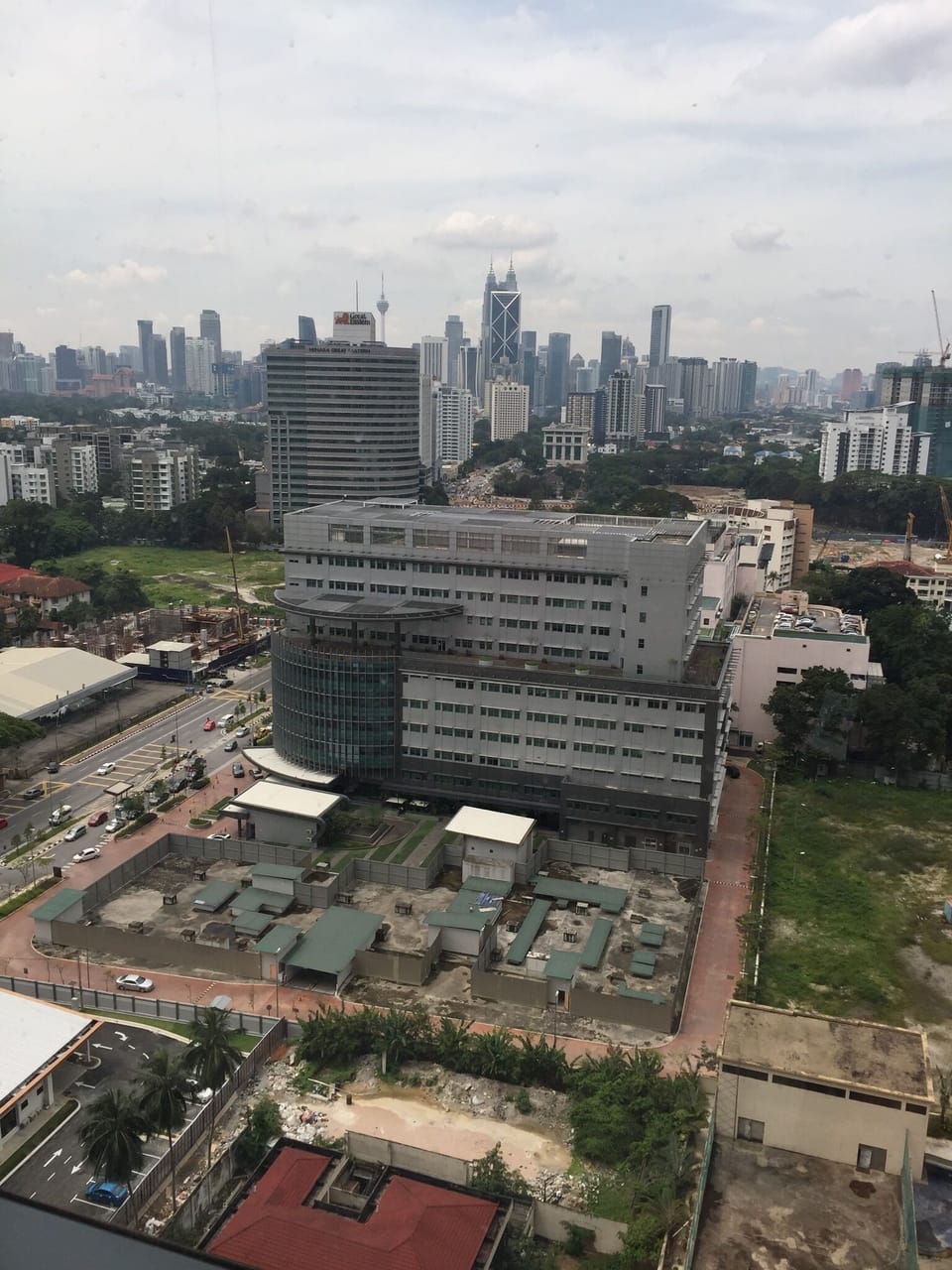 KL City View from the unit (ground floor) 