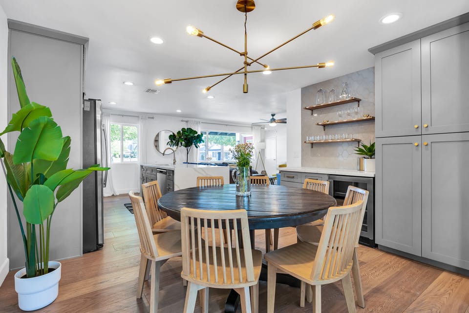 Stylish dining space, perfect for shared meals & celebrations