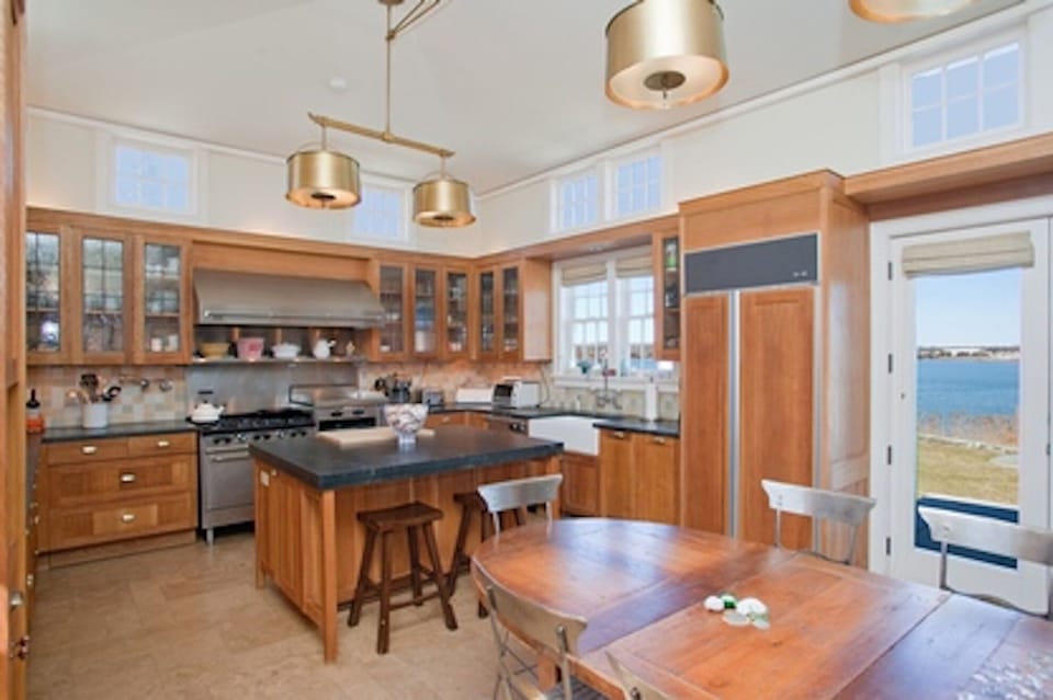 Chef's kitchen--- water views