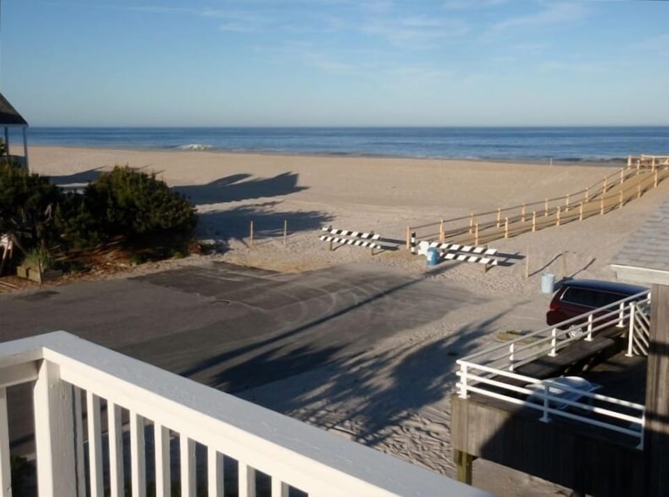 Beach / Ocean view.  Plenty of room for privacy