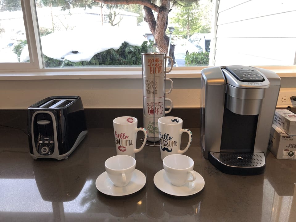 The Keurig coffee machine is just one of the few small appliances