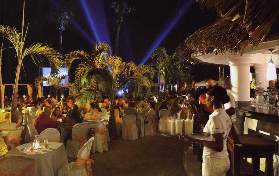 The VIP party is every Sunday night. Eat and dance under the stars to live music