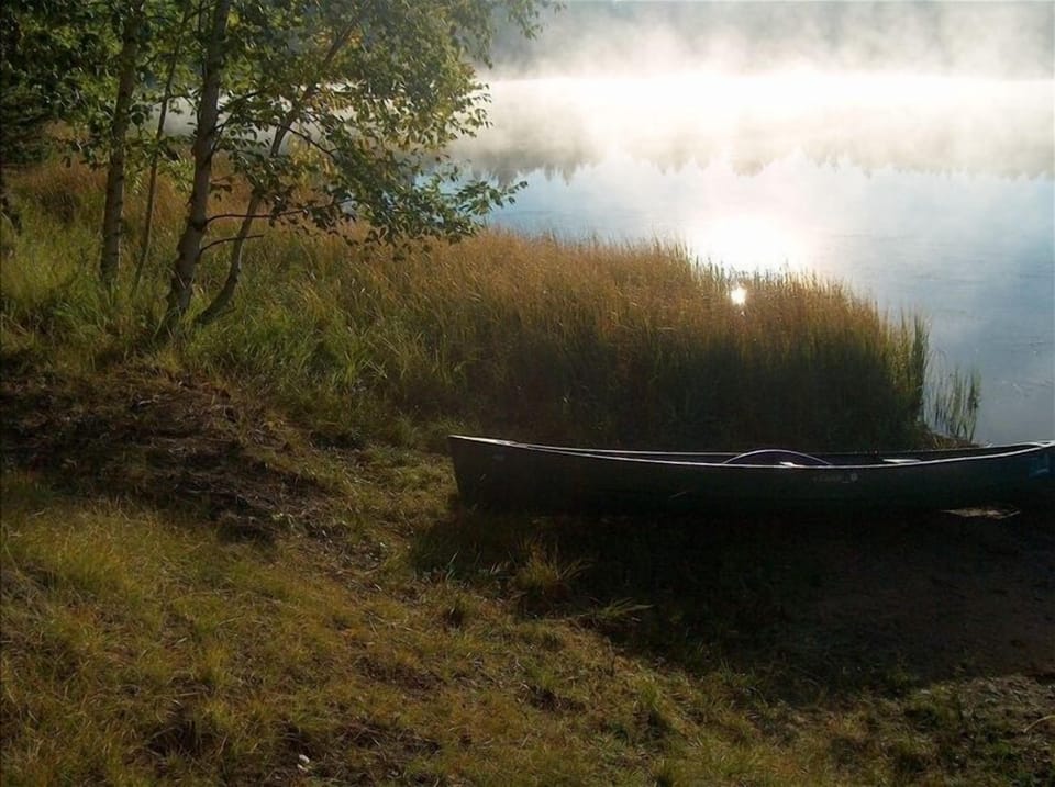 Silver lake at sunrise