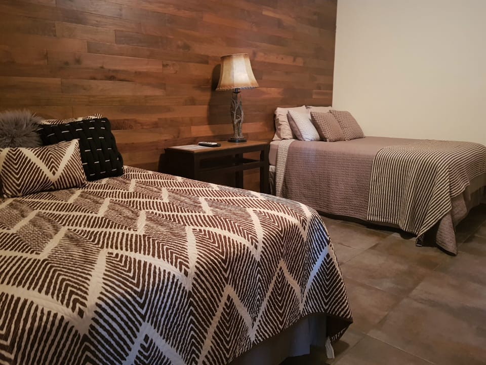 Bedroom 4 with private tiled bathroom and heated floors