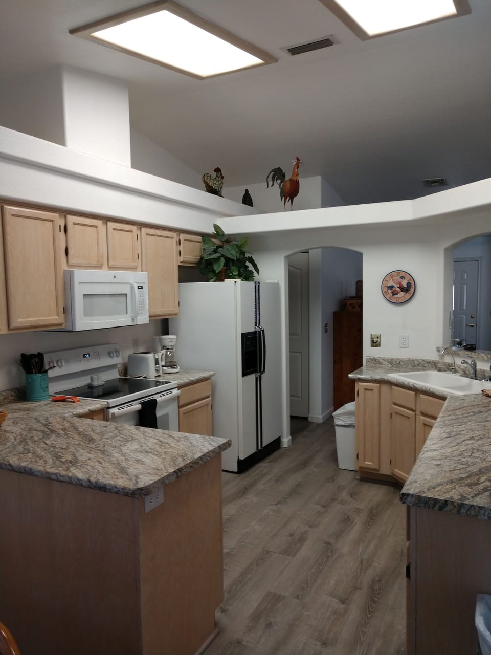 Spacious updated kitchen