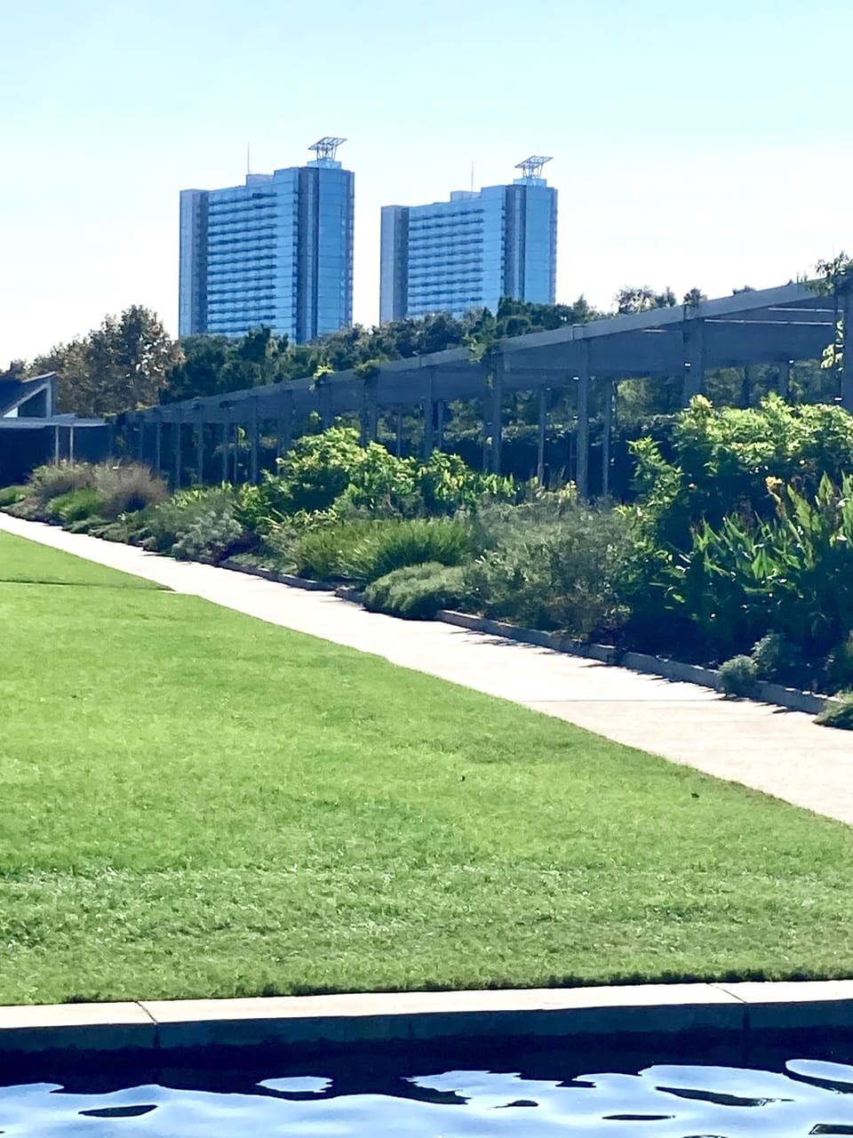 Hermann Park - the beautiful garden and surround grounds of the park.