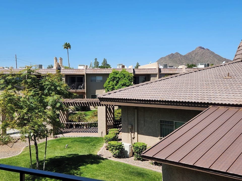View Camelback Mountain from living room and balcony
